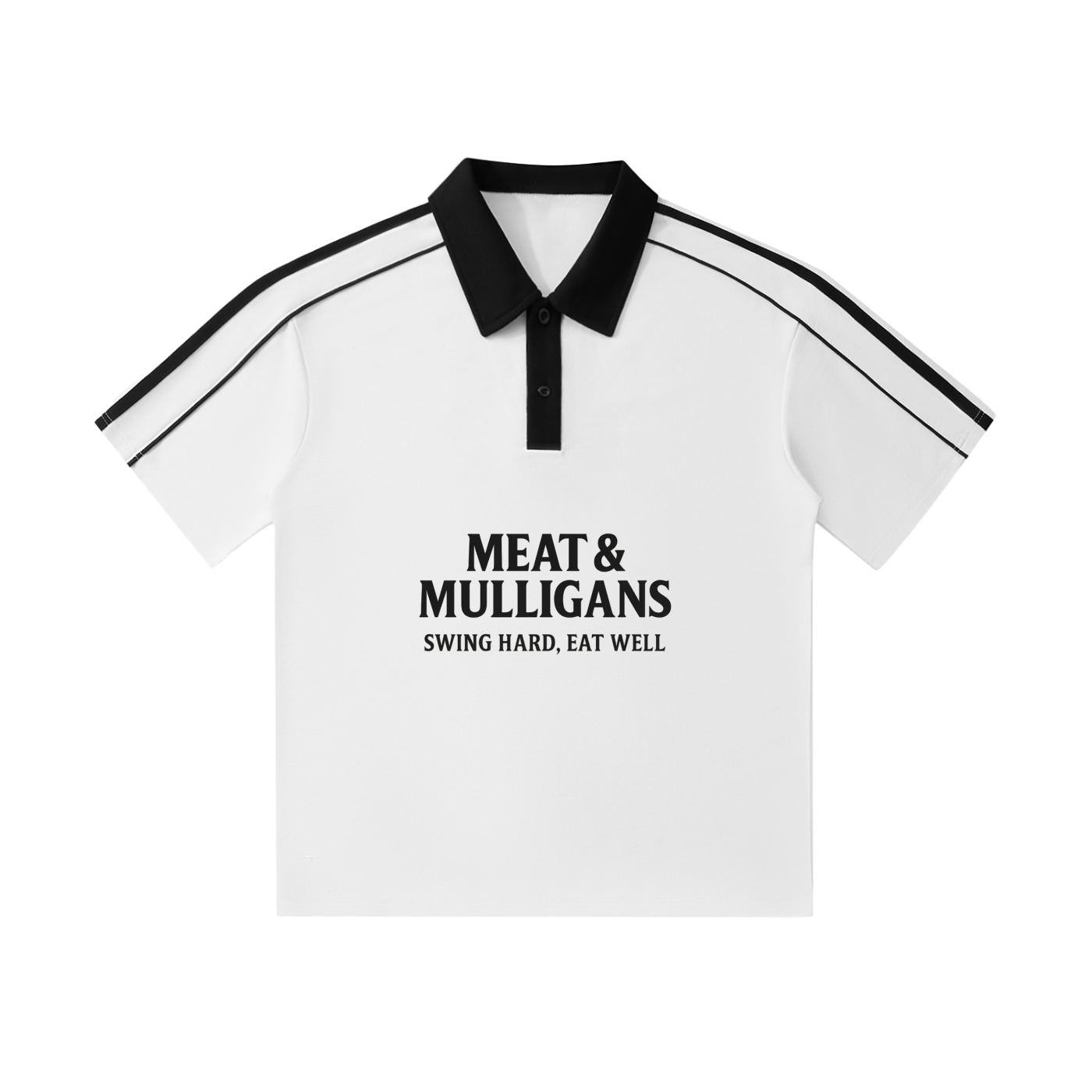 "Meat & Mulligans Polo"